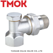 DN15 brass nickle plating with brass handle thermostatic valve